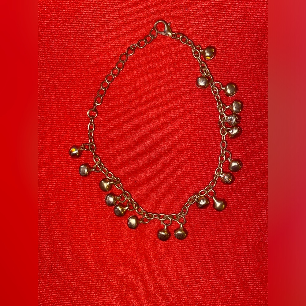 Women’s Silver Tone Bell Bracelet
